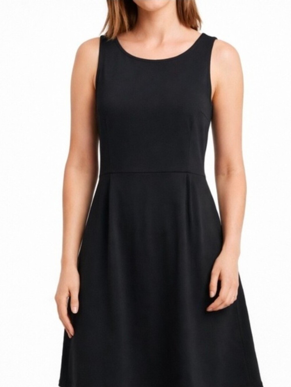 Old Navy Black Sleeveless Fit-and-Flare Dress